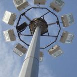 پایه روشنایی خیابانی/برج نوری/پایه چراغ لوله ای